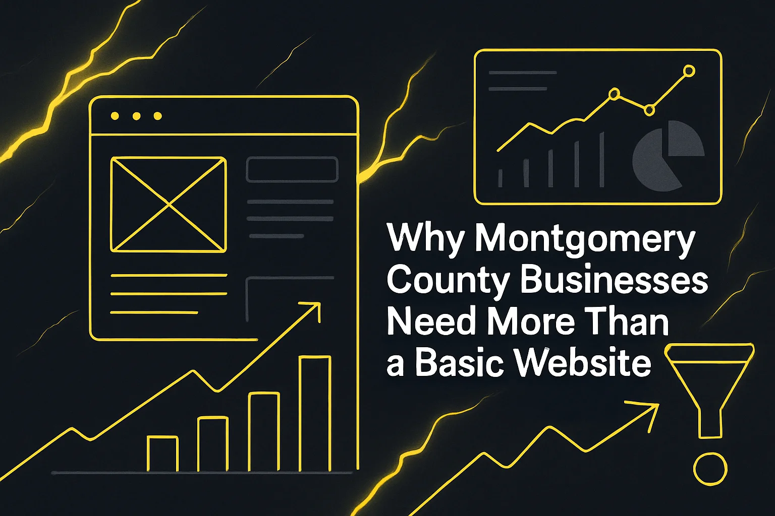 Why Montgomery County Businesses Need More Than a Basic Website - Technasurge website design and SEO featured image